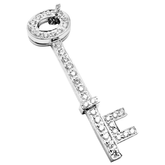🌹SOLD🌹Tiffany & Co. Oval Key Diamond - Picture 1 of 12